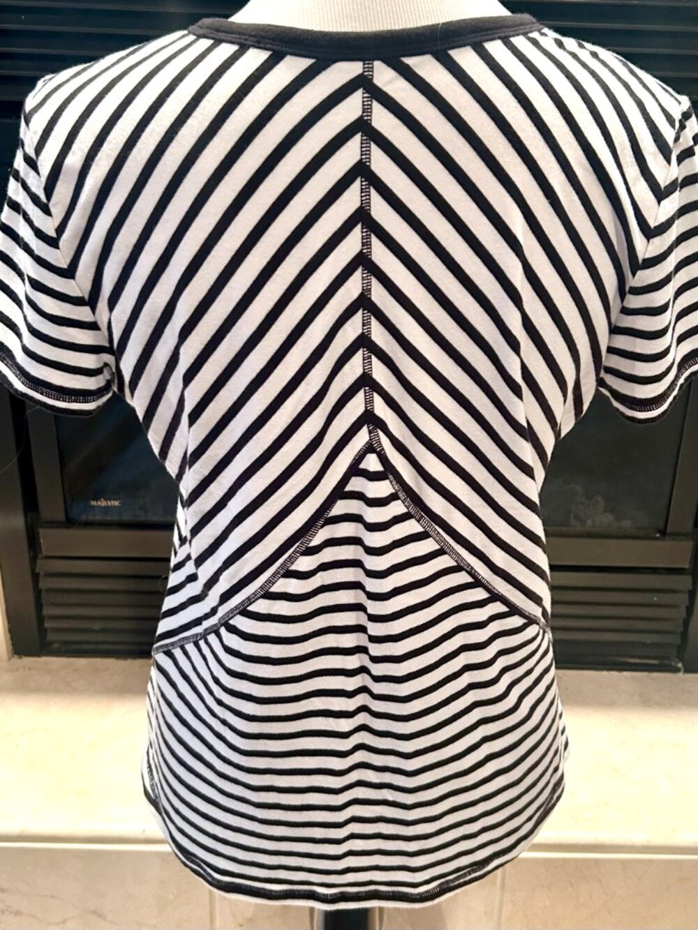 T by Talbots Supersoft Jersey Short Sleeve Striped Tee